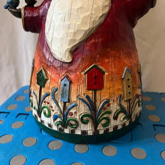 Jim Shore Heartwood Creek birdhouse Santa folk art figure B105532 Rare - Picture 2 of 7